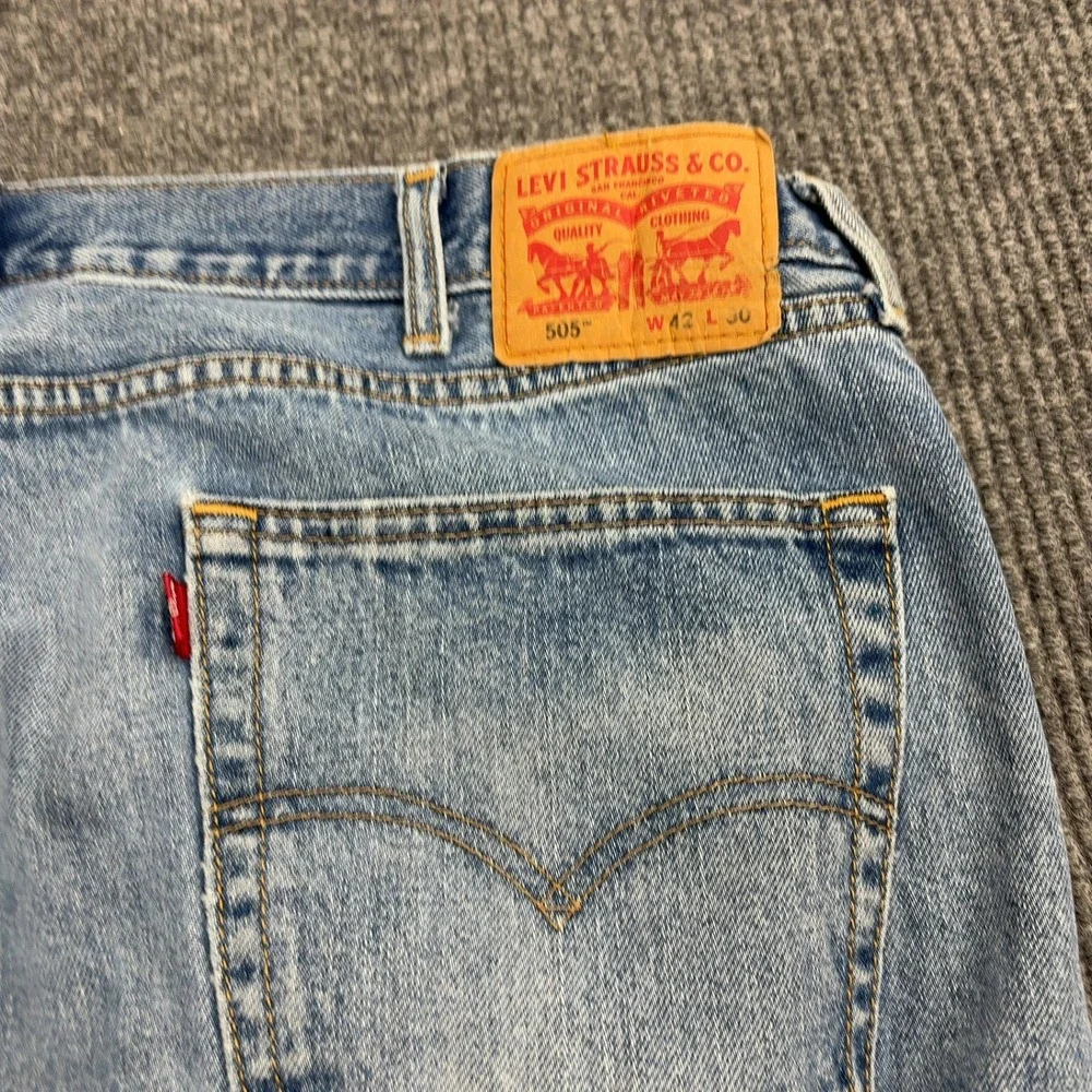 Levis 550 Jeans Mens‎ 42 Light Wash Denim Relaxed Fit Streetwear Casual